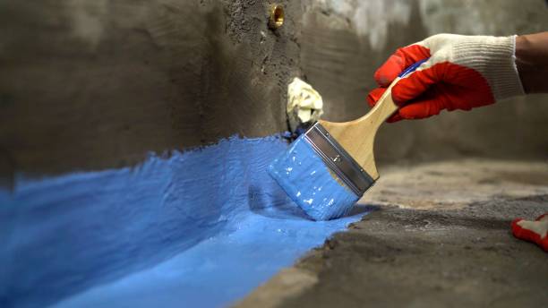 Professional waterproofing crew in Washington, Washington, IL